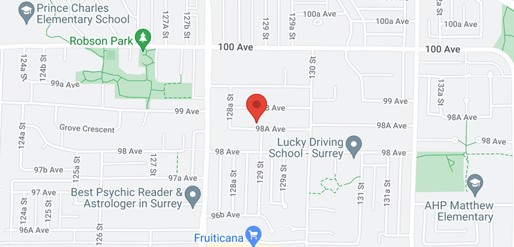 map of 12895 98A AVENUE